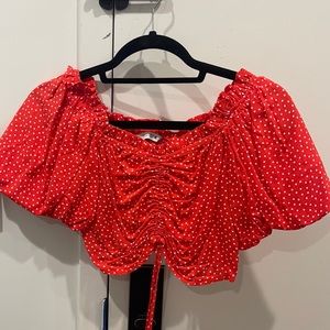 CROP TOP RED